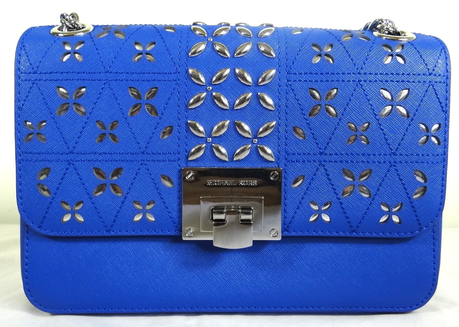 mk royal blue purse