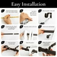 thumbnail image 3 of MERIVILLE 1" Single Curtain Rod Set, Adjustable 48-84 Inches, Ball Finials, Oil-Rubbed Bronze, 3 of 10