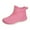Pink, variant on AUXDIQ Women Rain Boots Outdoor Garden Boots Waterproof Ankle Rain Shoes