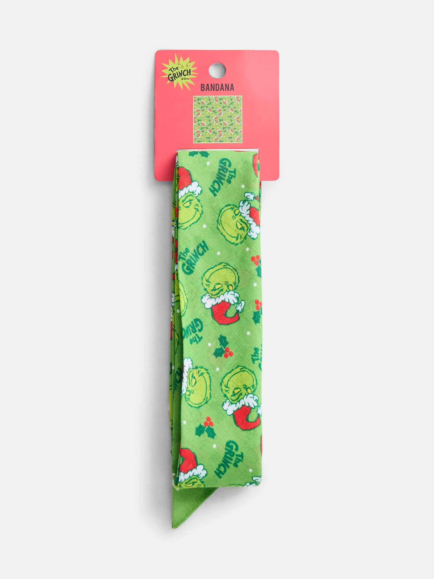 Grinch Women's Christmas Bandana