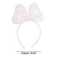 thumbnail image 3 of Unique Bargains 1 Pc Fashion Vertical Bow Headband for Women for Girls White, 3 of 6