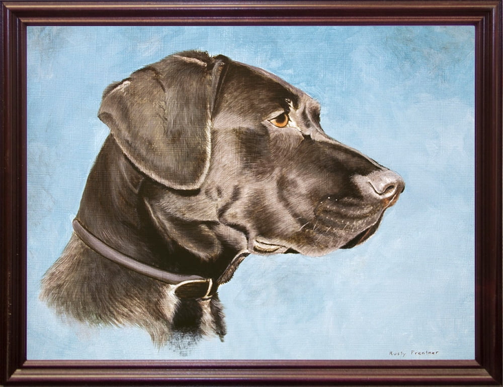 Chocolate Lab Rusfre113 Print 12 75 X17 By Rusty Fner In A Chocolate Lab Rusfre113 Print 12 75 X17 By Rusty Fner In A Cherry Grande Com