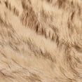 thumbnail image 2 of Snugtown Soft Cream with Black Tips Faux Fur Area Rugs, Fuzzy Fluffy Carpet, Shaggy Furry Floor Mat for Living Room Bedroom Bedside, 2 x 3 feet, 2 of 3