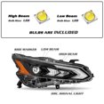 thumbnail image 2 of Black For 2023-2024 Nissan Altima Full LED Left Driver Side/Right Passenger Side Headlights Headlamp, 2 of 7