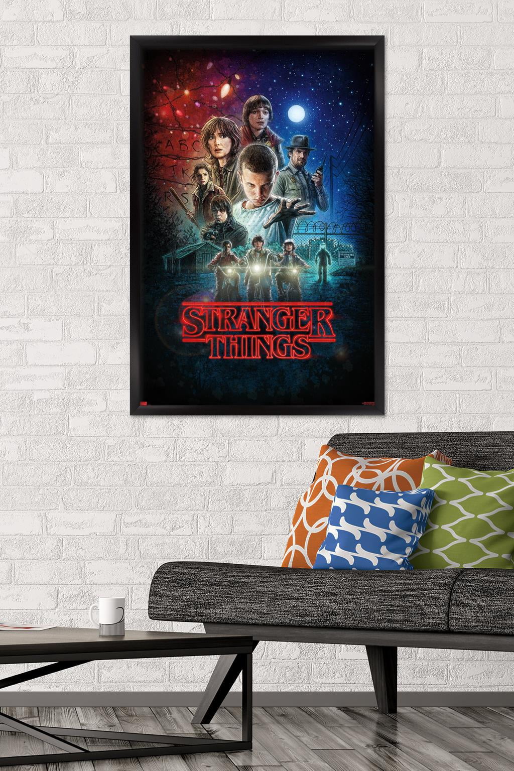 24X36 Netflix Stranger Things - One Sheet Wall Poster, 24" x 36" Framed