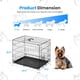 thumbnail image 3 of Jaula para perros Simple Deluxe de 60 cm con una sola puerta y bandeja de plástico, 3 of 7