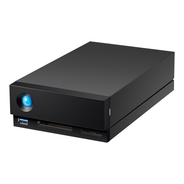 LaCie 1big Dock STHS16000800 - Hard drive array - 16 TB - 1 bays (SATA-600) - HDD 16 TB x 1 - USB 3.1, Thunderbolt 3 (external) - with 5 years Rescue Data Recovery Service Plan
