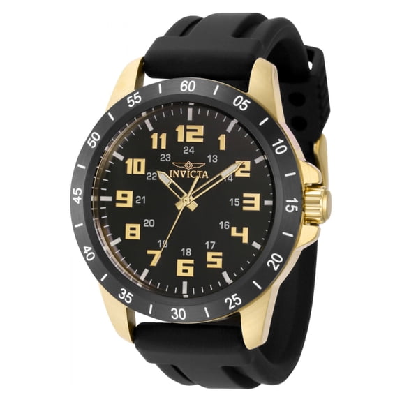 Reloj de Silicona Negro para Hombres Invicta 40005