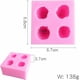 thumbnail image 2 of 2 Pieces 3D Strawberry Silicone Mold,Food Grade Safety Silicon Materials for Baking Mousse Dessert Molds Ice Cube Jello, 2 of 4