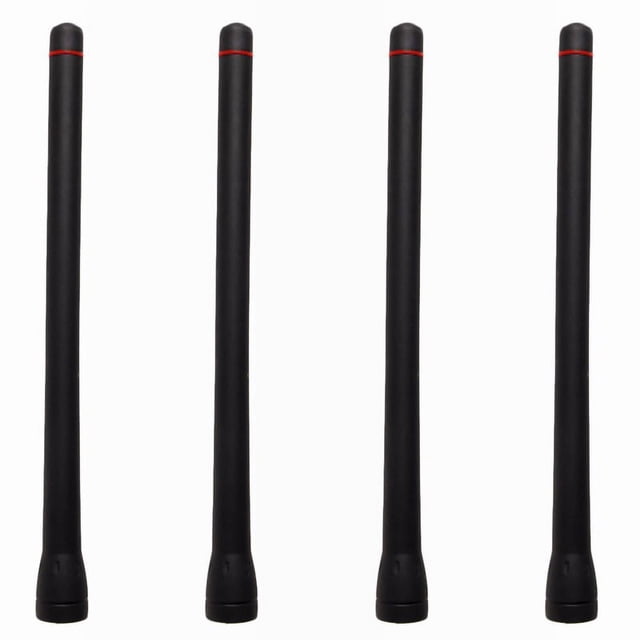 4X de Dos Viaso Antena de Radio Vhf 136-174Mhz para Icom Ic-F3 F11 F14 F15 F16 F33 F34 F70