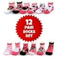 thumbnail image 5 of Disney Baby Girls' Socks - 12 Pack Minnie Mouse, Daisy, Princess Socks (Newborn/Infant), 5 of 5