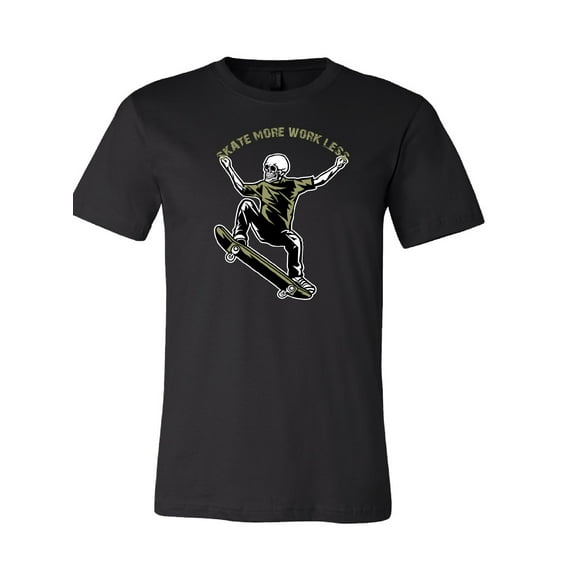 Skate More Work Less T-Shirt