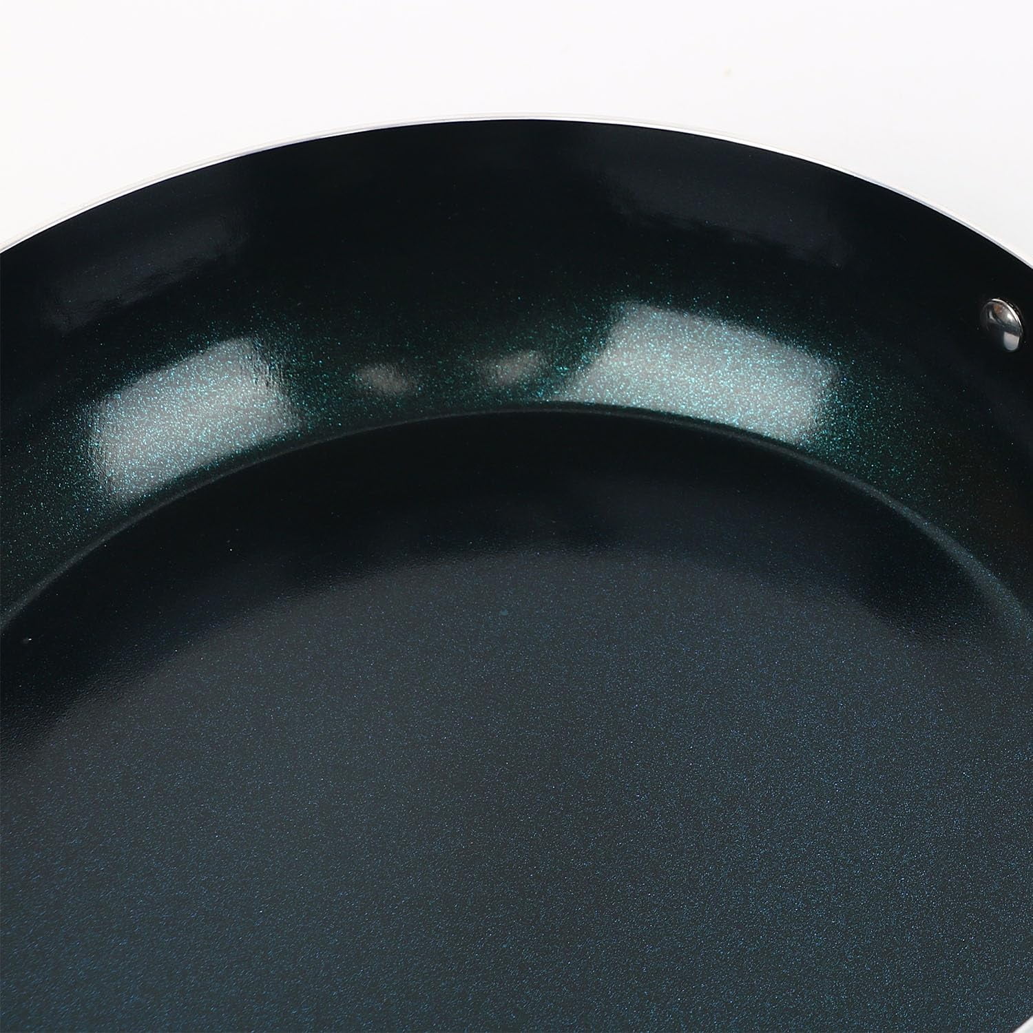 PRIME CUISINE 10.5" Saute Pan with Lid, Non-Stick Blue Diamond Coating, Induction Safe, Soft Touch Handle, 10.5 Inch Frying Pan for Cooking, Dishwasher Safe