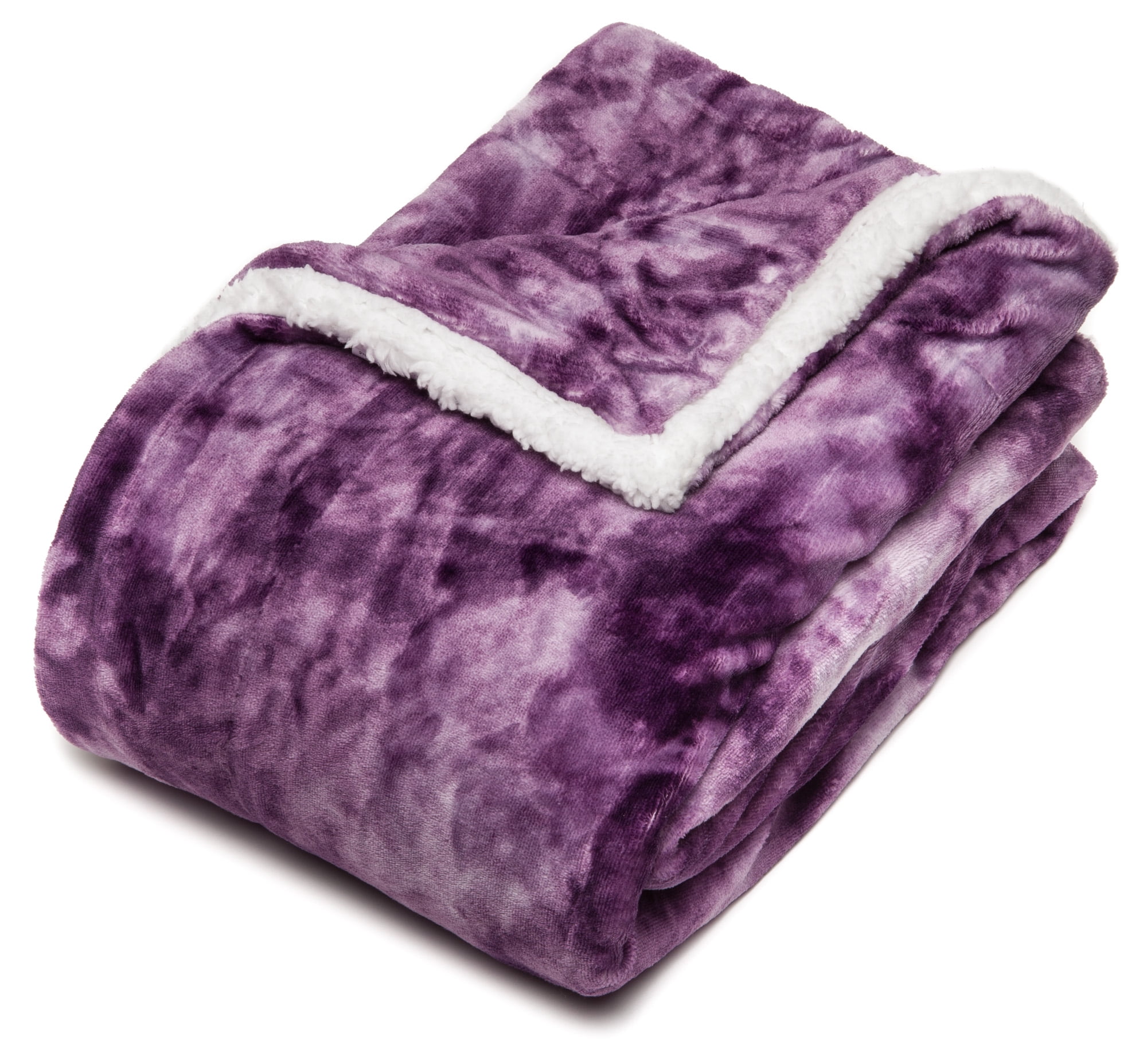 Chanasya Cloud Print Reversible Velvet Fleece Throw Blanket for Couch Bed Sofa Chair Day Nap