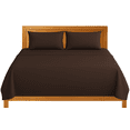 thumbnail image 1 of Sábanas King Size Lisas We2 Dream 100% Algodón Color Chocolate Trufa 4 Piezas, 1 of 10