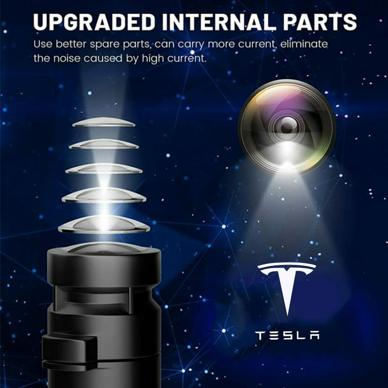 Tesla Model S 3 X Y Ghostlight Türbeleuchtung HD Logo