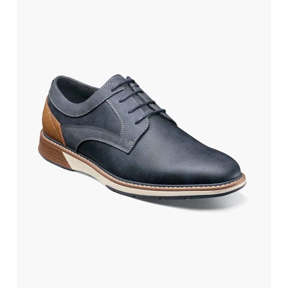Stacy Adams Mens Phineas Plain Toe Lace Up Oxford Casual Shoes
