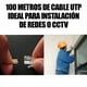 thumbnail image 2 of Bobina Cable Red Utp Secucore 5e 100 Mts Cctv Nodos Grises, 2 of 3