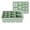Green, variant on Leodye 1PCS 13 Compartment Square Ice Cube Mold, Stackable Easy Release Design, Homemade Ice Maker for Daily Refrigerator Use -6.34 × 5.12 × 1.77 in