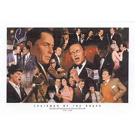 frank sinatra chairman of the board limited edition 26x38 art print