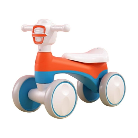 Bébés Chevauchent sur des Jouets avec des Lumières Enfants Marcheurs Mini Équitation Mini Trike Orange