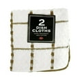 thumbnail image 2 of Ritz Biscotti Cotton Check/Solid Dish Cloth 2 pk, 2 of 2