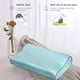 thumbnail image 4 of Fundas de almohada de Satén de Seda, Cierre con cremallera, 50x30cm, Transpirable Suave, Aguamarina, 4 of 8