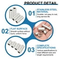 thumbnail image 3 of Uxcell 304 Stainless Steel Spacer, Round Metal Spacer Unthreaded Screw Standoff Bushing for Screws Bolts and Rods 5/16" x 3/8" x 11/16", 3 of 6