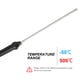 thumbnail image 4 of Sensores de cable de controlador de temperatura de sonda de acero inoxidable termopar tipo K, 4 of 6
