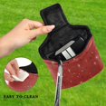 thumbnail image 4 of Haosy Glittering Stars on Red Golf Mallet Putter Cover Strong Magnetic Leather Golf Club Headcover Closure, 4 of 7