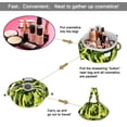 thumbnail image 2 of Camouflage Full Print Drawstring Cosmetic & Makeup Bag – Large Portable Makeup Organizer with Inner Zipper Pocket & Mesh Compartment, Travel Toiletry Bag for Women, 2 of 5