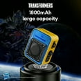 thumbnail image 5 of Bluetooth Speaker, Bluetooth 5.4 Smart Wireless Portable Speaker, IPX3 Waterproof Cyber-Style Mechanical Speaker, Supports 2-Unit Interconnected Portable Audio Broadcasting, Black, 5 of 8