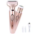 thumbnail image 2 of MesaSe Rasoirs Électriques pour Femmes 5V/3W 2 en 1 Rasoir Électrique pour Femmes Tondeuse Sans Fil pour le Visage le Corps les Jambes Tondeuse Portable Rechargeable par USB Humide et Sèche pour la Maison et les Voyages, 2 of 11