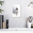 thumbnail image 3 of Elephant Stock Opal Dance Wall Art - Vertical Canvas Wall Art - Hallway Wall Decor - Dance Canvas - White And Gray Decor By Ashvin Harrison - 8" x 12", 3 of 8