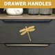 thumbnail image 3 of unbranded Decorativos De Latón Dorado Con Instalación Fácil Para Puertas Y Cajoneras, 3 of 6
