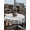 Gray, variant on Outdoor Tablecloth with Umbrella Hole & Zipper, Grey Beach Coastal Round Tablecloth 60 Inch, Summer Nautical Seaside Ocean Beige Patio Table Cover Waterproof Table Cloth for Picnic/Party