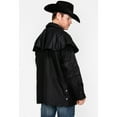 thumbnail image 2 of Outback Trading Co Men's Co. Short Oilskin Duster Black X-, 2 of 7