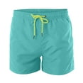 thumbnail image 7 of Plebaso Women's Beach Shorts with Liner Drawstring Wide Leg Shorts Lightweight Summer Vacation Shorts, 7 of 7