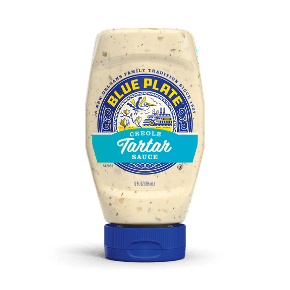 Blue Plate Creole Tartar Sauce, 12 fl oz Squeeze Bottle