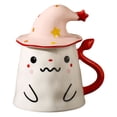 thumbnail image 1 of Ceramic Cup Cute And Peculiar Water Cup High Value Mug With Lid Halloween, 1 of 8