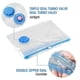 thumbnail image 4 of Transparent thick vacuum packaging bags 12 sets of vacuum storage bags compression bags quilt clothes storage bags, 4 of 5