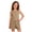 a25-Khaki, variant on KPOPLK Girl's 2 Piece Outfits Summer Solid Color Linen Tank Top and Paperbag Waist Striped Shorts Set for 8 9 10 11 12Years(9 Years,Purple)