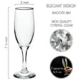 thumbnail image 3 of Crystalia Set of 6 Classic Champagne Glass, 6.5 Ounce, 3 of 6