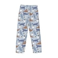 thumbnail image 6 of Balery Seal Fox Seagull Whales print Men's Pajama Pants,Ultra Lightweight Pjs,Lounge Pant-XX-Large, 6 of 9