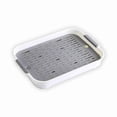 thumbnail image 2 of Food Drain Tray, Dish Drying Rack Over The Sink, Double Layer Dish Drying Rack, Drain Board for Small Kitchen Sink, for Home Kitchen, 2 of 7