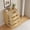 Natural wood grain-4, variant on Modern 4-Drawer Tall Dresser for Bedroom – Oak Wood Grain Storage Cabinet with Metal Handles – Space-Saving Closet Organizer – Natural Wood Grain – Four-Drawer Cabinet