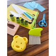 thumbnail image 3 of 17 Pieces Montessori Toys Kitchen Tools For Toddlers-Kids Cooking Sets Real-Todd, 3 of 5