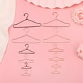 thumbnail image 4 of 10pcs High Quality Multi-colors 1/6 Doll Cute Dress Clothes Hanging Mini Hangers Doll Accessories Metal SILVER 120MM 10PCS, 4 of 8