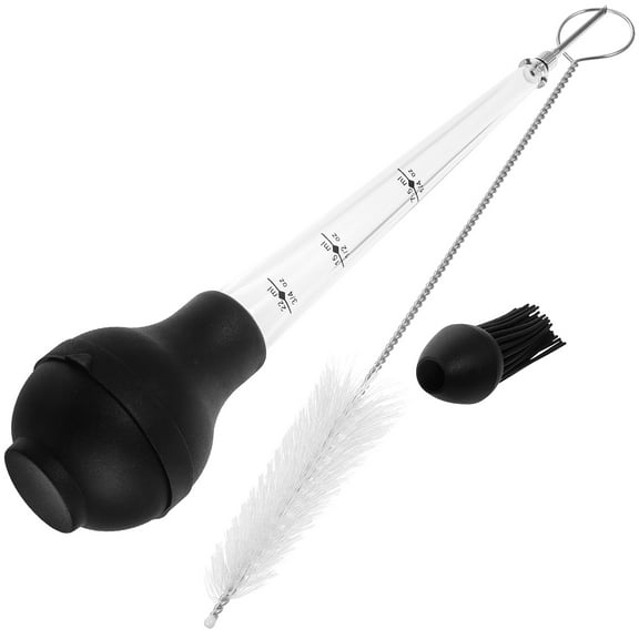 LOLIPPYY Silicone Turkey Baster Tool Stainless Steel 1 Set