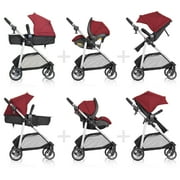 Evenflo Omni Plus Travel System with LiteMax Infant Car Seat, Hyperion Red